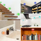 USB Rechangeable RGBW LED Cabinet Light Puck Lights 16Colors Timmer Remote Control 6 Pack