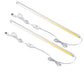 Dimmable Under Cabinet LED Lighting, Smart Touch Memory Function, 5V USB Powered LED Closet Light Bar CCT Color changing (50CM 2 Pack)