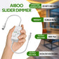Single Color Slider Dimmer with Timer - PWM 1pc DC 5V/12V/24V LED Controller, 36W Max, Slide Brightness Control & Auto-Off for LED Strip Lights, Closet, Counter, Aquarium Lighting (White)