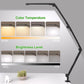 LED Desk Lamp,Foldable Table Lamp for Computer and Desktop,Flexible Clamp on Desk Lamps,Black Portable Desk Lamp for Home Office Reading,Working,Computer Desk,Study Lamp for Kids