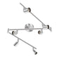 Kitchen Lights, 6-Light Ceiling Lighting Kits, Swivelling Ceiling Spotlight for Bedroom, Kitchen and Living Room(GU10 LED Bulbs not Included) (Brush Nickel)