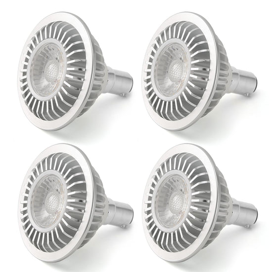 AR70 LED Light Bulb BA15D B15 Base, AC/DC12V Input, 7W 500lm for Home Household Commercial Lighting, 50W Halogen Lamp Replacement(Natural White,4 Pack)