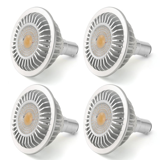 AR70 LED Light Bulb BA15D B15 Base, AC/DC12V Input, 7W 500lm for Home Household Commercial Lighting, 50W Halogen Lamp Replacement(Warm White,4 Pack)