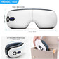 Eye Massager with Heat, Vibration and Warm Compress, Smart Sleeping Eyes Mask with Bluetooth Can Connect with Phone for Music