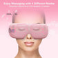 Eye Massager with Heat, Vibration and Warm Compress, Smart Sleeping Eyes Mask with Bluetooth Can Connect with Phone for Music,Gift for Mother&