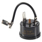 Thermal Overload Protector for Refrigerator Compressor Compatible with Hx1 1/3HP Black