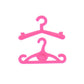 20 pcs/lot Pink Hangers Dress Clothes Accessories For Barbie Doll 0