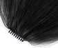 Clip-in Bangs Made of Real Hair, French Bangs Extensions | Natural Colored Clip-on Bangs, Hair Fringe for Women and Girls Natural Black