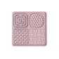 Dog Lick Mat Pink Square Food Bowl