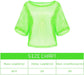 80s Neon Party Clothes Costume Accessories Set, 1980s Retro Theme Party Decoration Outfit for Women Girls B 1PCS