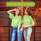 80s Neon Party Clothes Costume Accessories Set, 1980s Retro Theme Party Decoration Outfit for Women Girls B 1PCS