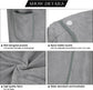Sauna Skirt for Women with Pockets and Buttons Long Towel Grey