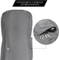 Sauna Skirt for Women with Pockets and Buttons Long Towel Grey