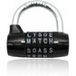 Waterproof and Rustproof 5 Letter Combination Lock for Cabinets, Schools, Businesses, and Homes