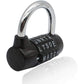 Waterproof and Rustproof 5 Letter Combination Lock for Cabinets, Schools, Businesses, and Homes