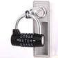 Waterproof and Rustproof 5 Letter Combination Lock for Cabinets, Schools, Businesses, and Homes