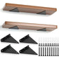 Package Triangle Shelf Brackets, 14cm Iron Floating Shelf Brackets, Metal Wall Mounted Shelf Brackets for DIY Open Shelf Ikodm