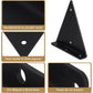 Package Triangle Shelf Brackets, 14cm Iron Floating Shelf Brackets, Metal Wall Mounted Shelf Brackets for DIY Open Shelf Ikodm