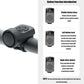 Electric Bicycle Horn 120dB, Portable USB Charging Rubberskin Bell with Alarm for Mountain and Road Bike.