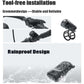 Electric Bicycle Horn 120dB, Portable USB Charging Rubberskin Bell with Alarm for Mountain and Road Bike.