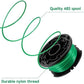 Pack of 6 spools of line for Black and Decker GL7033, GL8033, GL9035 grass trimmer, 6 m,