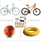 15 pcs Bicycle Valve Adapter Set Reducing Nozzles Tire Pump Adapter Set Ball Pump Needle Universal.