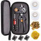 Professional Grafting Scissors Garden Scissors Tree Grafting Pliers Garden Grafting Kit for Trees (Black Cloth Bag + Rubber Band + Membrane)