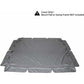 Replacement Cover for 3-Seater Garden Swing Waterproof UV Protection Gray Large