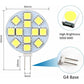 G4 LED Bulb Cool White 6000K Non-Dimmable 6-Pack