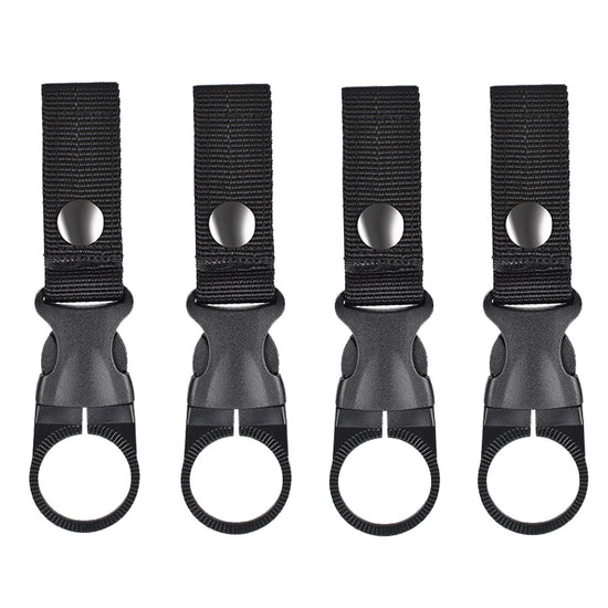 Carabiner Hook Water Bottle Holder 4 Pack Portable Hanging Bottle Carrier