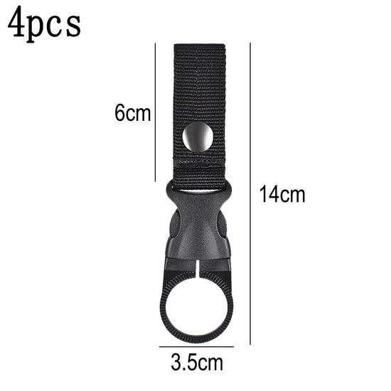 Carabiner Hook Water Bottle Holder 4 Pack Portable Hanging Bottle Carrier