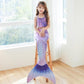 Mermaid Swimsuit Monofin with Fins for Kids Halloween Package A 3 pcs Size M 5-7 Years