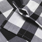 Checkered Kitchen Curtain Farmhouse Style 3-Pack Window Decoration in Black and White
