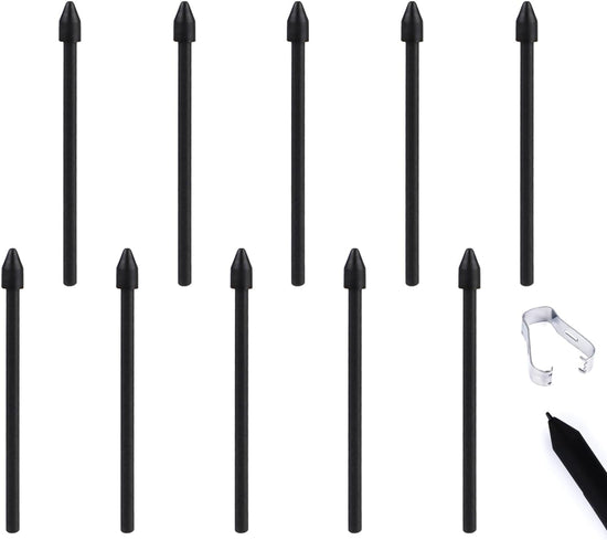 S Pen Nibs 10pcs Black for Compatible with Samsung Galaxy Tab S6 S7 S7 Plus S8 S8 Plus with Installation Tool