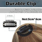 Clip In Hair Bangs Extensions 28cm Medium Brown French Stylish Hair Pieces