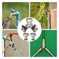 2-way Brass Hose Splitter with Quick Connect for 3/4\"