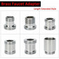 2 Pack Brass Faucet Adapter 22mm NPT Male to Male Aerator Connector Compatible with Sink Faucet Water Filter M24 to M22