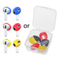 3 sets of earplugs for Airpods Pods 3 silicone ear caps Bluetooth compatible headphones Earplugs Ear cushions Ultra-thin anti-slip Blue red yellow Blue red yellow