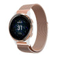 Stainless Steel Milanese Magnetic Bracelet for Garmin venu 2/venu SQ/venu 2S Venu2S Rose Gold