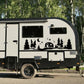 Tree Forest Vinyl Body Decal Sticker for SUV RV Van Caravan Off