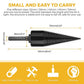 Industrial wood drill bits, wood cones, hexagonal shank, wood splitter, screw splitter, 38 mm