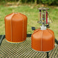 Gas Tank Protector Cylinder PU Leather Gas Tank Protective Case Propane Gas Cylinder Protection Gas Fuel Tanks Gas Tank Protection 450g