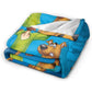 S-coo-by-doo Soft Fleece Blankets for Sofa, Bed, Couch Luxurious Warm Blanket for All Seasons for Teens -x187 50x40in 125x100cm
