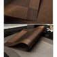 PVC Non-Slip PVC Placemats Set Heat Resistant Placemats Dining Table Kitchen Mat (Set of 4) Gold