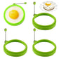 4 pcs silicone egg ring, egg rings non-stick, egg cooking rings, perfect fried shape or pancake rings