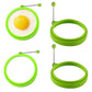4 pcs silicone egg ring, egg rings non-stick, egg cooking rings, perfect fried shape or pancake rings