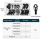 Fishing Rod Repair Kit 35pcs Alconite Ceramic Guide Rings Rod Eye Guides Wear-Resistant Compatible with Various Brands