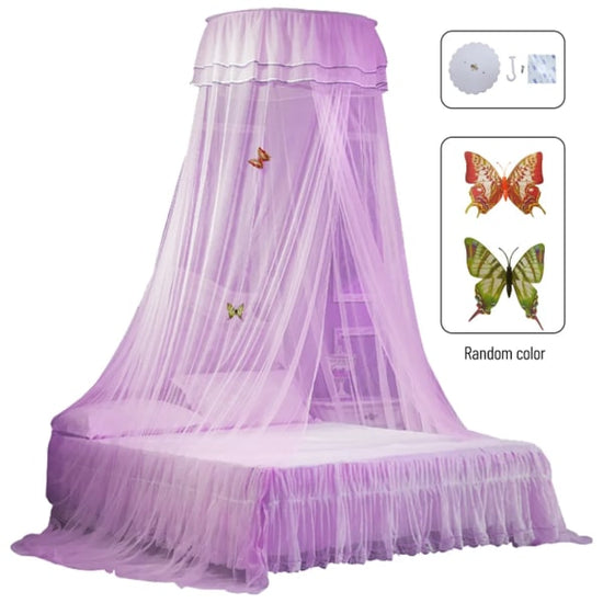 Universal Bed Canopy Dome Bedspread Mosquito Net Tulle Children&