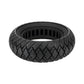 10-inch 10*3 off-road solid tire 255×80 non-slip explosion-proof tire 80/65-6 airless honeycomb tire Black Tire only