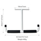 Heavy Duty Steel Storage Hook for Ceiling Rack Compatible with Hanging Bikes Tools Snowboard Fishing Rods White Storage System